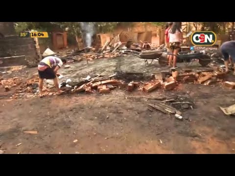 Presidente Franco: Pareja de abuelitos perdió todo en un incendio
