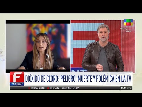 Viviana Canosa: amenazas y denuncias cruzadas por tomar dióxido de cloro en la TV