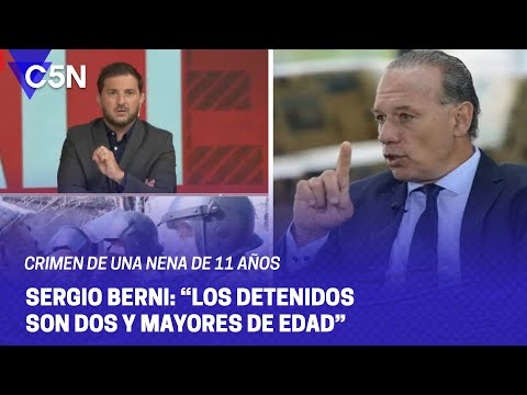 SERGIO BERNI confirmó que hay DOS DETENIDOS por el ASESINATO de MORENA en LANÚS