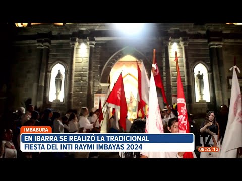 Ibarra realizó la tradicional fiesta del Inti Raymi