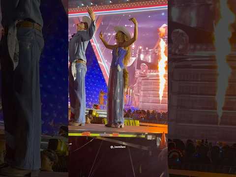 Beyonce & Blue Ivy - TEXAS HOLD’EM (Live in Washington Night 1) Cowboy Carter Tour #beyonce #blueivy
