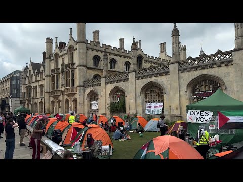 Université de Cambridge : des étudiants mobilisés pour les Palestiniens | AFP Images