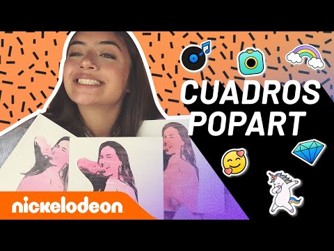 ¡Aprende a pintar cuadros PopArt! ? | Make Me Glam | Nickelodeon en Español