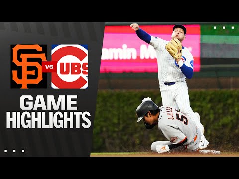 Giants vs. Cubs Highlights (5/5/25) | MLB Highlights