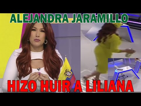 LILIANA RODRIGUEZ abandona el set por ALEJANDRA JARAMILLO la hizo RENUNCIAR en vivo