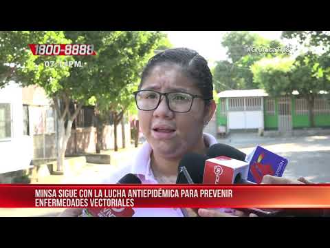 Barrio Bertha Díaz es visitado por jornada de fumigación - Nicaragua