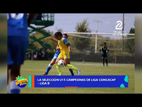 Selección U15 de Nicaragua se corona campeonas de la Liga Concacaf ante Aruba