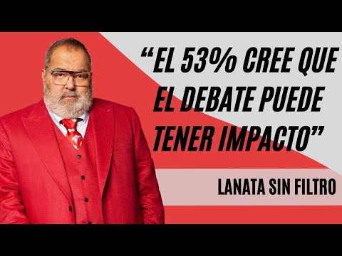 El dato de Jorge Lanata en la previa del debate presidencial: El 53% cree que puede tener impacto