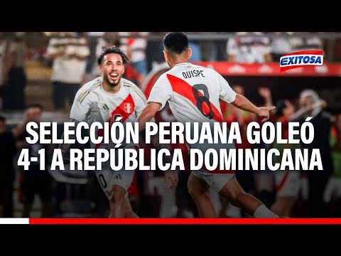 ¿Victoria con dudas? Selección Peruana goleó 4-1 a República Dominicana en el Estadio Monumental