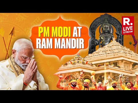 PM Narendra Modi Performs Pooja At Ram Mandir, Leads Massive Roadshow In Ayodhya | Republic LIVE