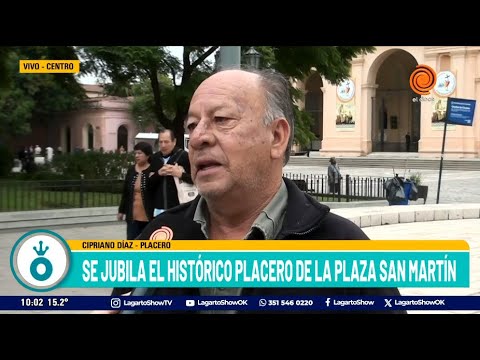 Se jubila Cipriano el histórico placero de Plaza san Martín