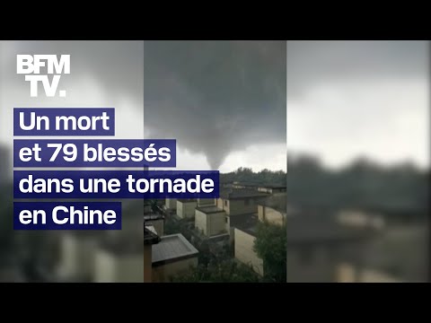 Violente tornade dans l'est de la Chine: un mort et 79 blessés