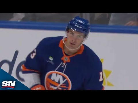 Mathew Barzal Scores Breakaway Goal After Picking Evan Bouchards Pocket