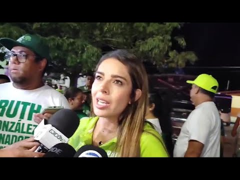 Encabeza Ruth González Silva mitin con habitantes del ejido San Marcos