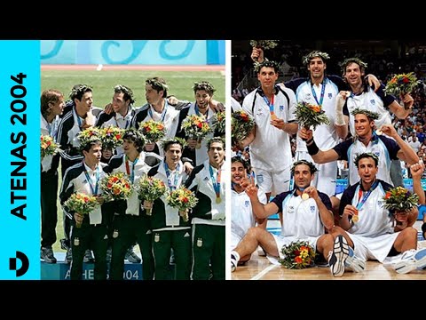 DÍA HISTÓRICO - Argentina gana dos medallas de oro en Atenas 2004 tras 52 años - Generación Dorada