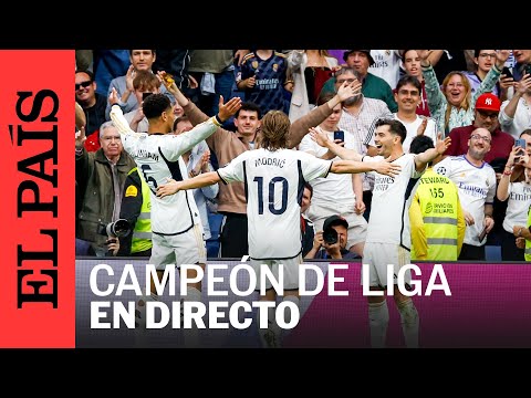 DIRECTO | Celebración tras la proclamación del Real Madrid como campeón de La Liga | EL PAÍS