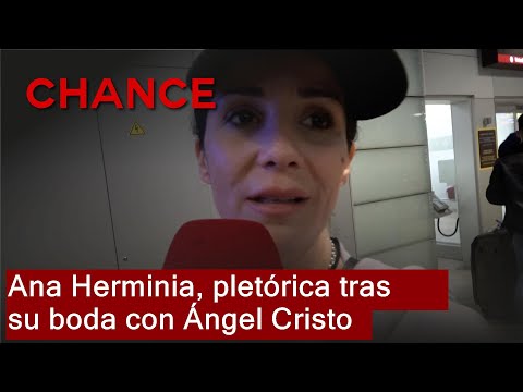 Ana Herminia, pletórica tras su boda con Ángel Cristo, dispara contra Bárbara Rey