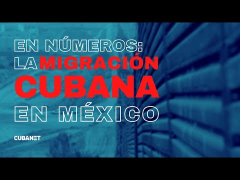 En nu?meros, la MIGRACIÓN CUBANA en MÉXICO: son muchos huyendo y serán más