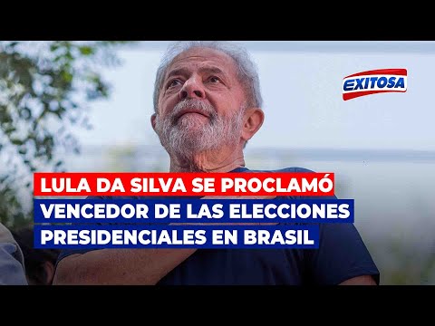 Lula da Silva se proclamó vencedor de las elecciones presidenciales en Brasil
