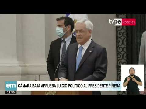Presidente de Chile afrontará juicio político por los Pandora Papers