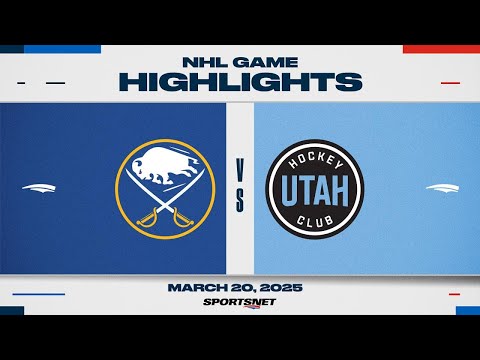 NHL Highlights | Sabres vs. Utah HC - March 20, 2025