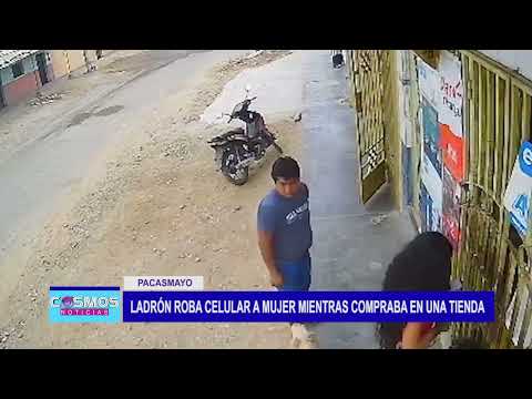 Pacasmayo: Ladrón roba celular a mujer mientras compraba en una tienda