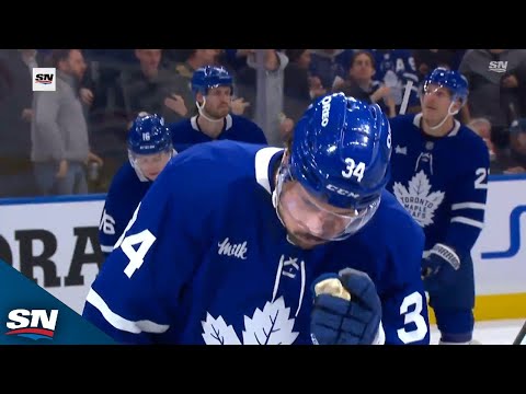 Maple Leafs Auston Matthews Rifles First Goal As A Captain vs. Kings