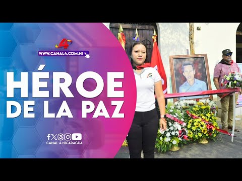 Familias de León rinden homenaje al héroe de la paz Christiam Emilio Cadena