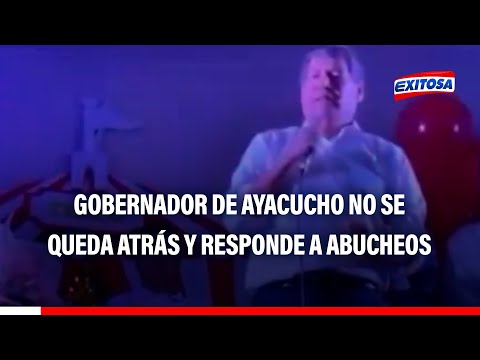Oscorima responde a abucheos en Ayacucho: digan lo que digan, sacaré de la pobreza a mi pueblo