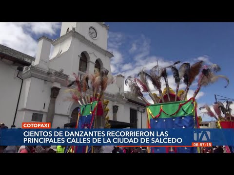 Cientos de danzantes recorrieron la ciudad de Salcedo