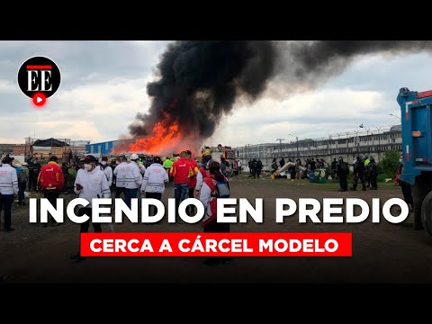 Incendio en Puente Aranda tras desalojo de invasión cerca a la cárcel modelo | El Espectador