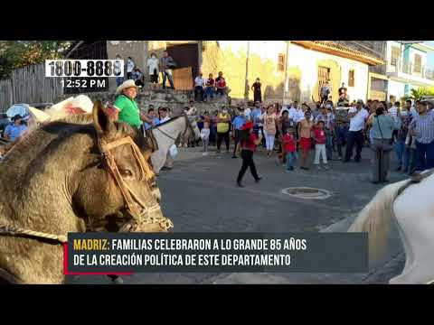 Espectacular cierre de fiestas de aniversario en Madriz - Nicaragua