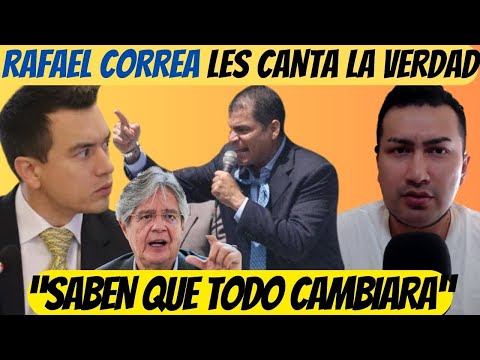Rafael Correa les dio hasta para llevar “Luisa González es la última esperanza para Ecuador”