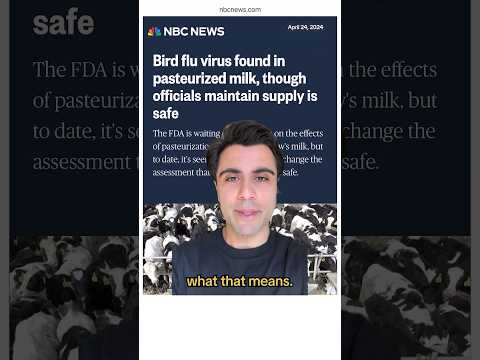 Bird flu virus found in pasteurized milk
