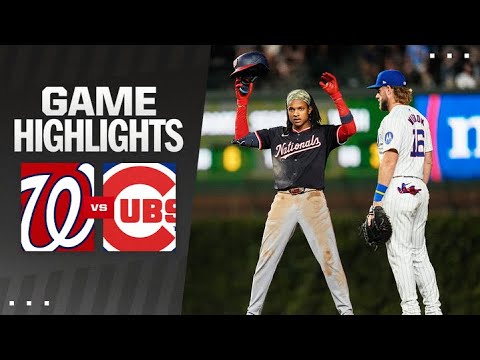 Nationals vs. Cubs Game Highlights (9/19/24) | MLB Highlights