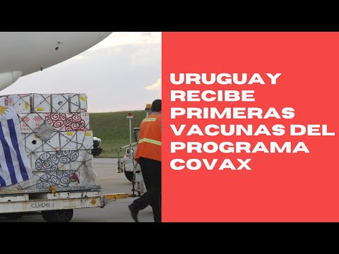 Llegaron a Uruguay las primeras 48.000 vacunas contra el COVID de AstraZeneca del programa COVAX