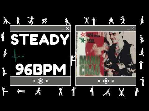 music @96 bpm  MANU CHAO Lágrimas de Oro steady pace