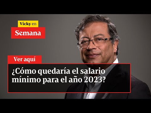 ¿Cómo quedaría el salario mínimo para el año 2023? | Vicky en Semana