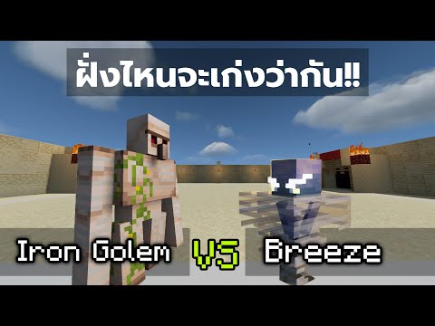 MasterPrame สังเวียนMinecraft:GolemvsBreezeถึกvsกวนMasterPrame