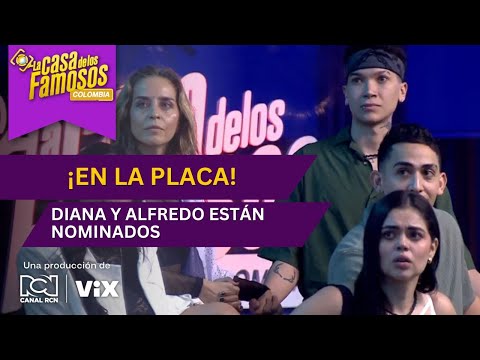 Diana Ángel y Alfredo Redes están nominados | La casa de los famosos Colombia
