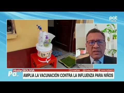 Bolivia amplia la vacunación contra la influenza para niños