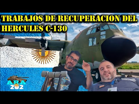 HERCULES C-130: GTRA DE MORON Y LOS TRABAJOS DE RECUPERACION.