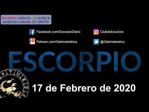 Horóscopo Diario - Escorpio - 17 de Febrero de 2020