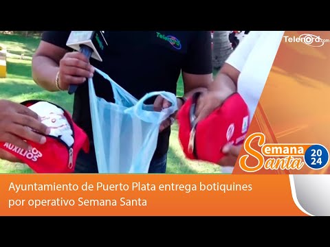 Ayuntamiento de Puerto Plata entrega botiquines por operativo Semana Santa #TelenordSS2024