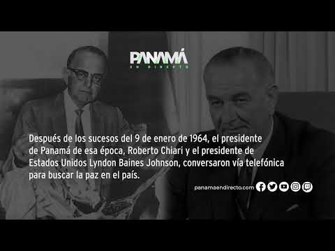 ¿Qué pasó después del 9 de enero de 1964? Conversación entre los presidentes R. Chiari y L.Jonhson.
