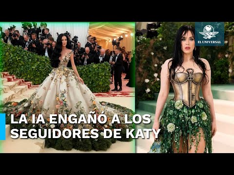 Katy Perry crea confusión con fotos de la Met Gala generadas con IA