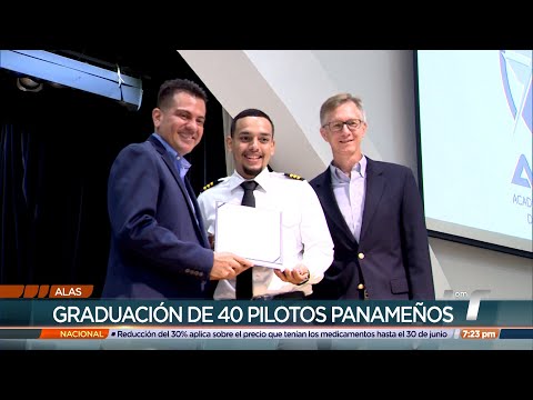 40 panameños se gradúan de piloto comercial de la Academia Alas