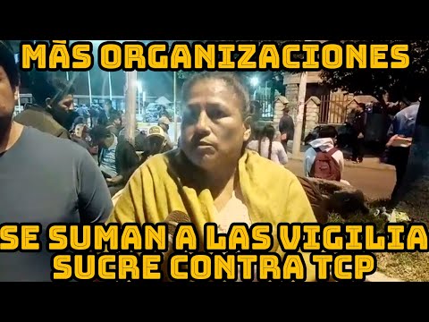 VIGILIA DESDE PUERTA DEL TRIBUNAL CONSTITUCIONAL DE SUCRE PIDEN RENUNCIA MAGISTRADOS DE BOLIVIA..
