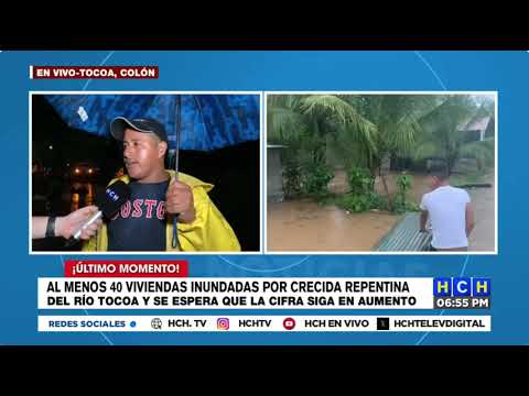 Al menos 40 personas afectadas por inundaciones en el departamento de Colón