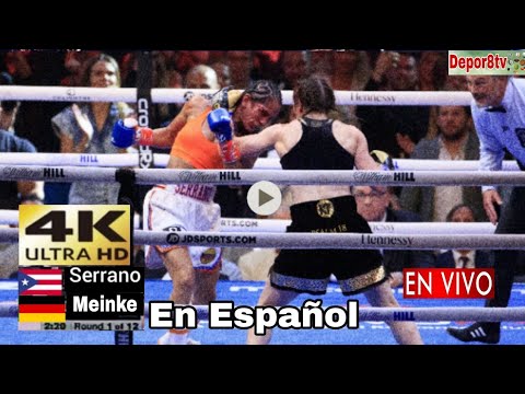 Amanda Serrano vs. Nina Meinke en vivo en Español, por el título peso pluma